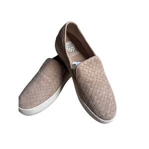 Vince Camuto Tan Woven Flats